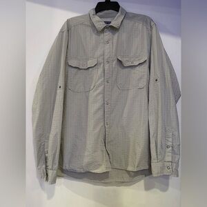 Patagonia Long-Sleeve El Ray 40-UPF Hiking Outdoor Shirt Size XL